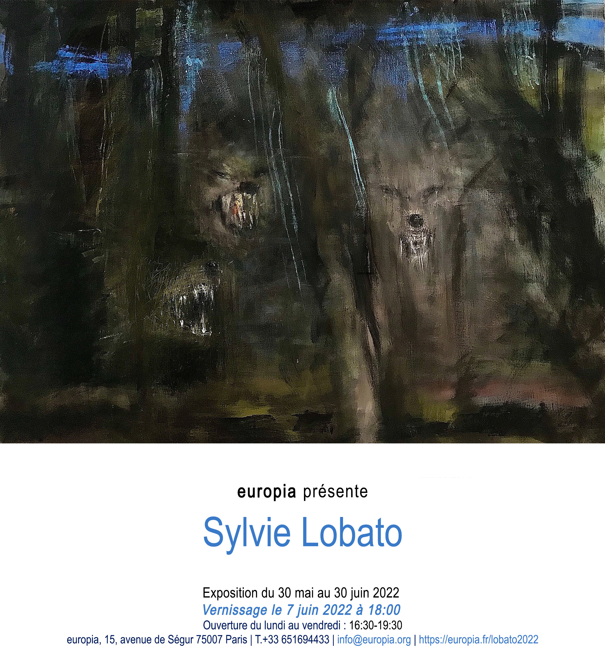 Sylvie Lobato @europia, Paris, solo exhibition: May 30th - June 30th, 2022